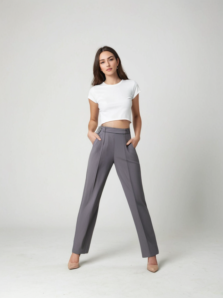 Elvy Paris™ | Pantalon Large Élégant