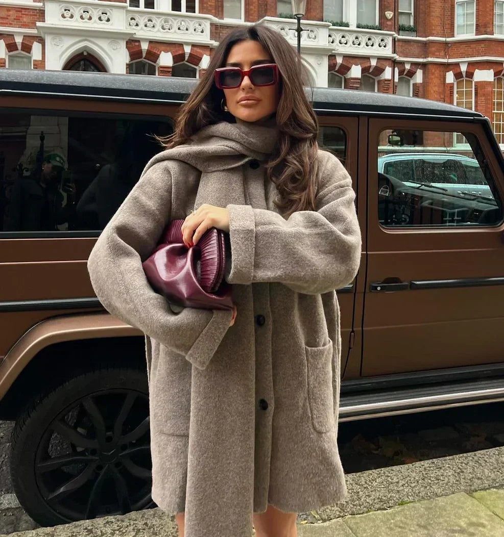 Elvy Paris™ | Manteau Châle Essentiel