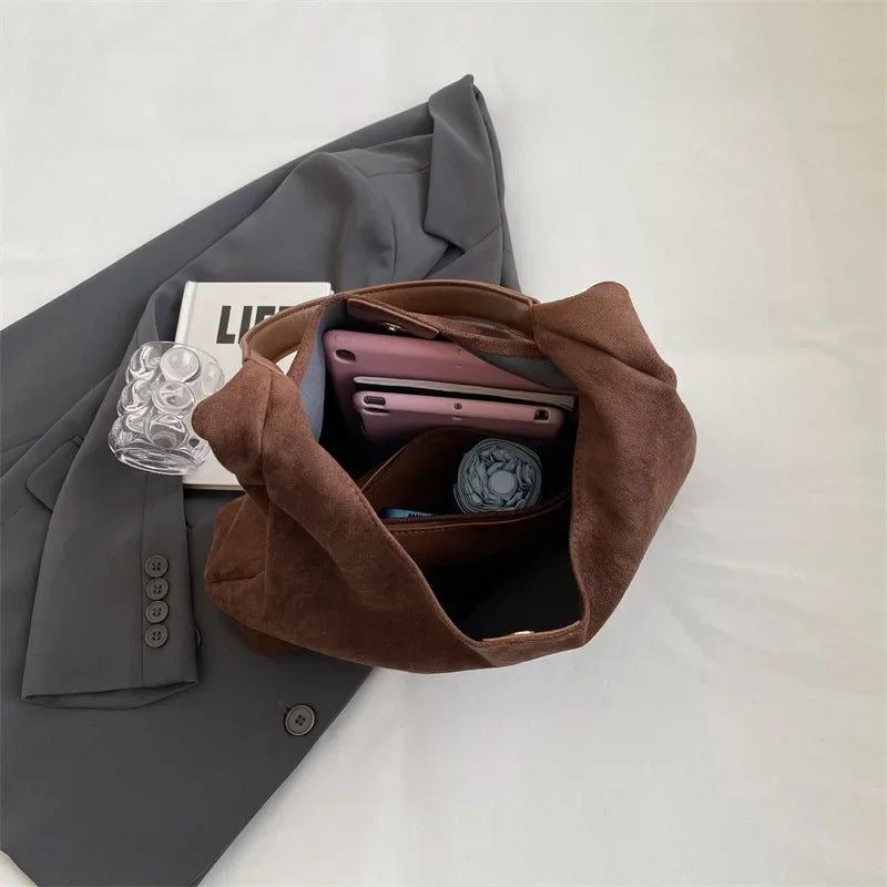 Elvy Paris | Sac fourre-tout en daim
