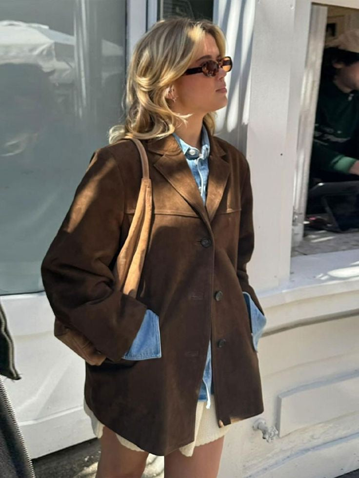 Elvy Paris™ | Veste en Suède