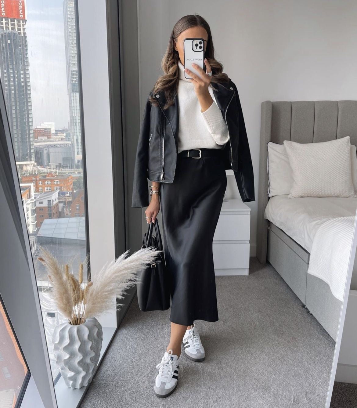 Elvy Paris™ | Jupe Maxi en Satin