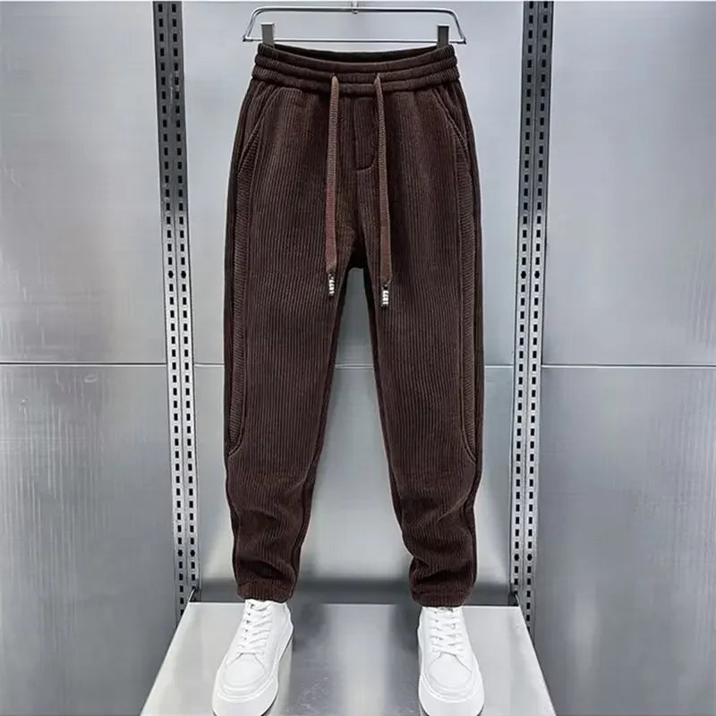 Elvy Paris™ - Pantalon Style Tendance Côtelé