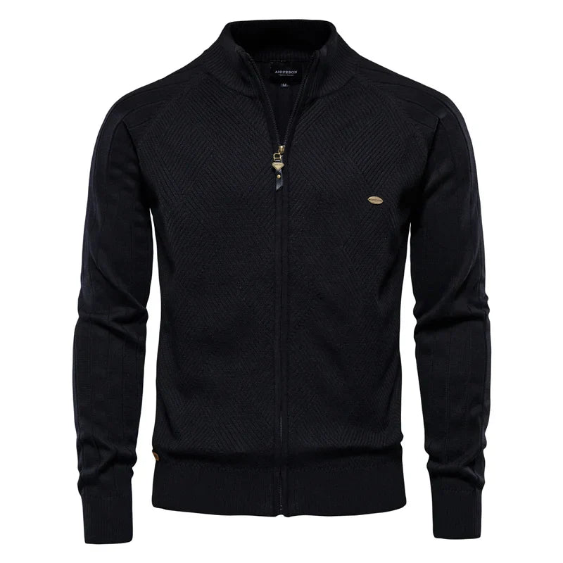 Elvy Paris | Gilet Zippé en Maille Structurée