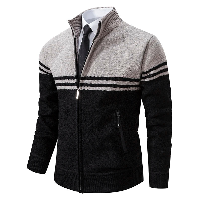 Elvy Paris | Veste Zippée en Laine Doublée Chaude