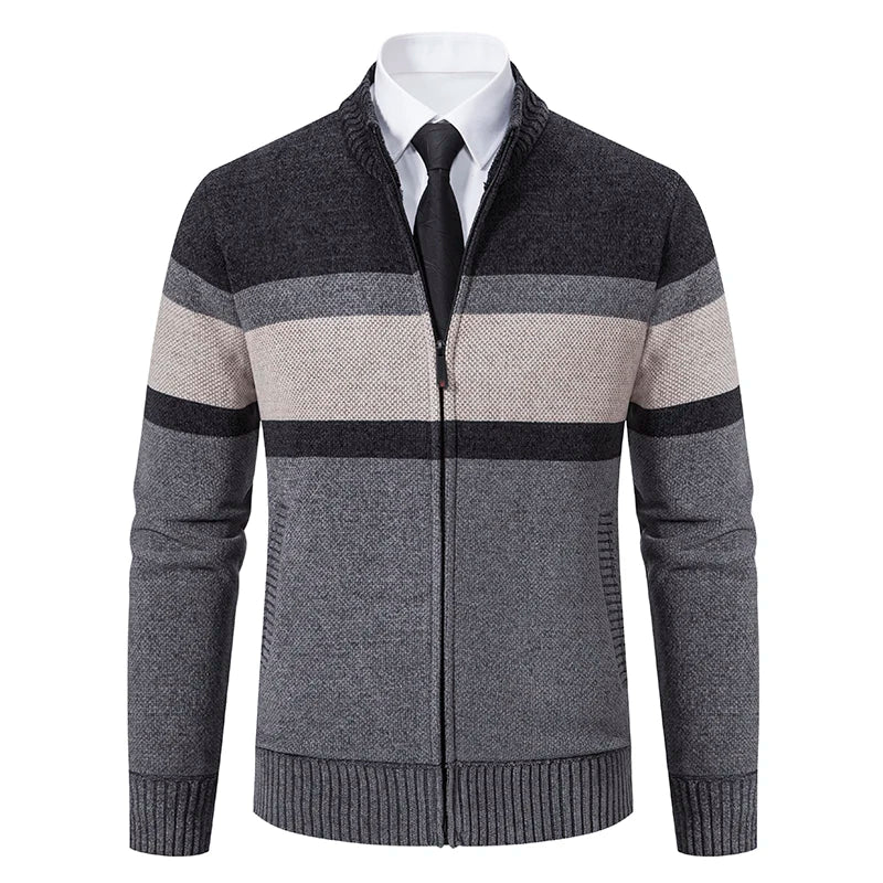 Elvy Paris | Veste Zippée en Laine Doublée Chaude