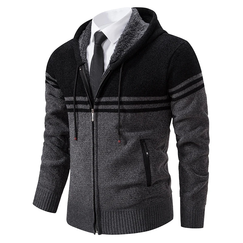 Elvy Paris | Veste Zippée en Laine Doublée Chaude