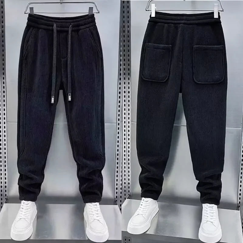 Elvy Paris™ - Pantalon Style Tendance Côtelé