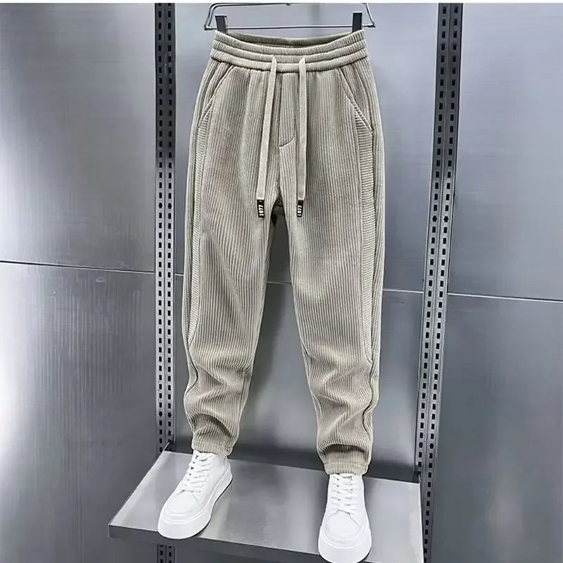 Elvy Paris™ - Pantalon Style Tendance Côtelé