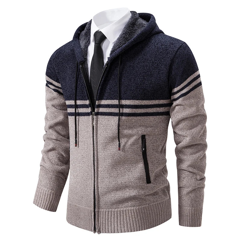 Elvy Paris | Veste Zippée en Laine Doublée Chaude