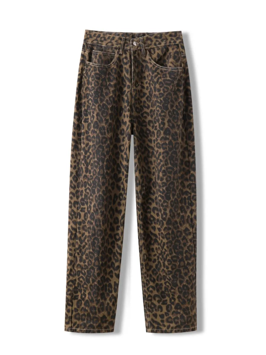 Elvy Paris™ | Pantalon Léopard Audacieux