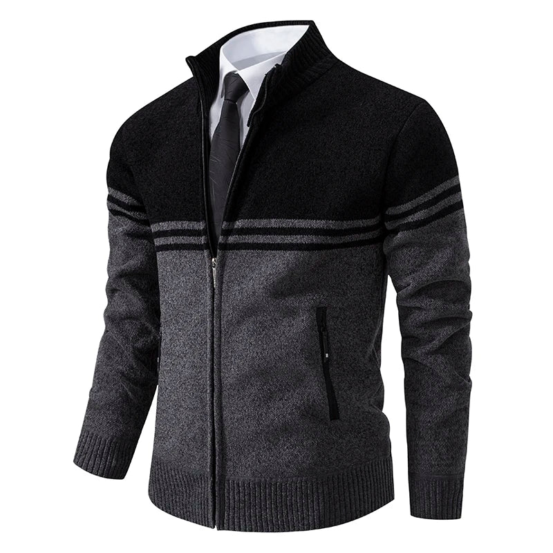 Elvy Paris | Veste Zippée en Laine Doublée Chaude