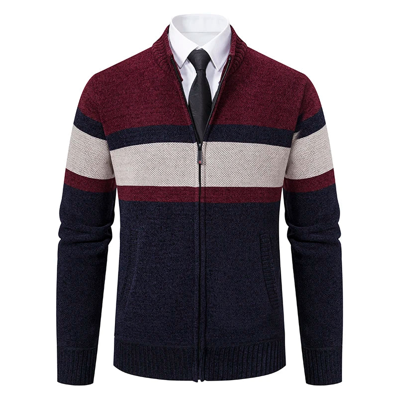 Elvy Paris | Veste Zippée en Laine Doublée Chaude