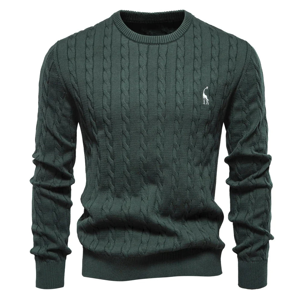Elvy Paris | Pull Torsadé Classique en Maille