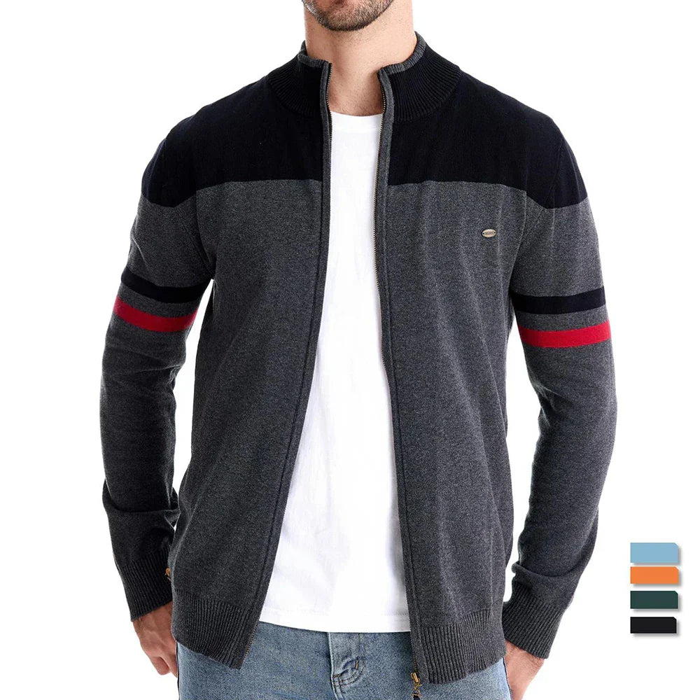 Elvy Paris™ | Gilet zippé en tricot décontracté pour hommes