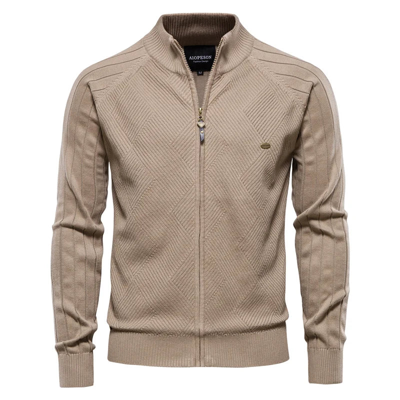 Elvy Paris | Gilet Zippé en Maille Structurée