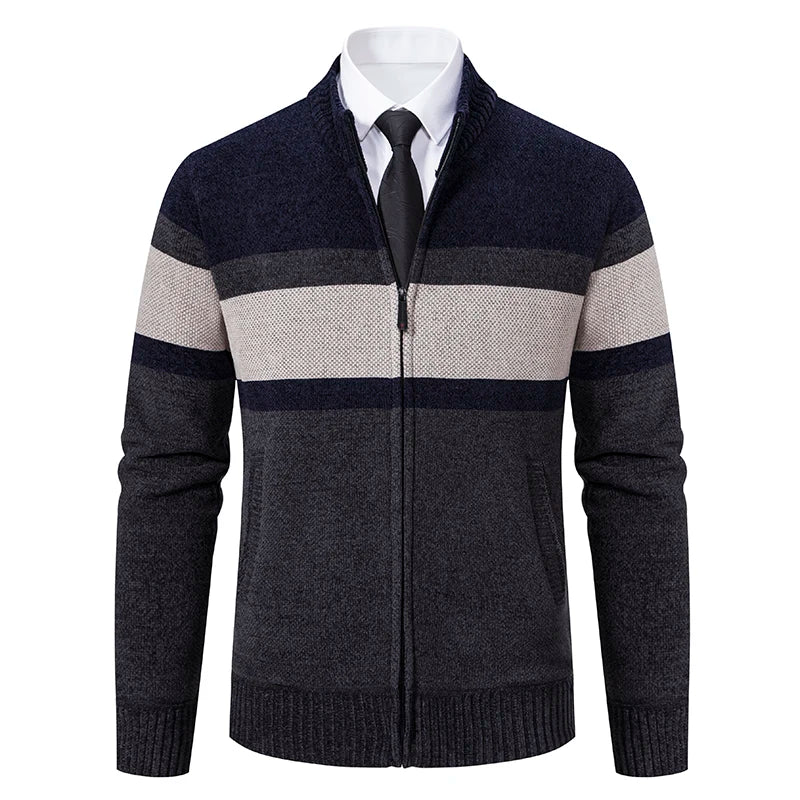 Elvy Paris | Veste Zippée en Laine Doublée Chaude