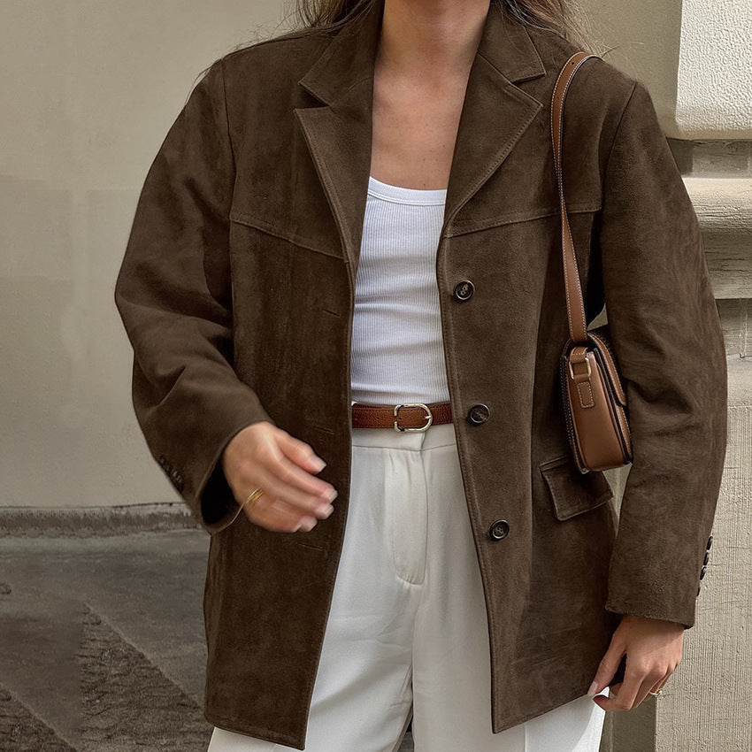 Elvy Paris™ | Veste en Suède