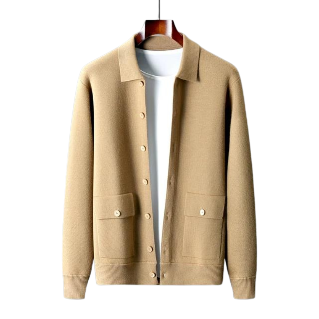 Elvy Paris™ | Cardigan en Cachemire Luxe pour Hommes